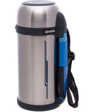 Термос ZOJIRUSHI SF-CC15XA 1.5l (складна ручка + ремінець) Сталевий