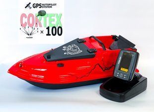 Прикормочний кораблик Фурія Фюжн з GPS (Maxi Cortex) та Ехолотом Toslon TF520