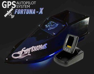 Кораблик Фортуна з GPS автопілотом Fortuna X та ехолотом Toslon520 на 27000mAh чорний