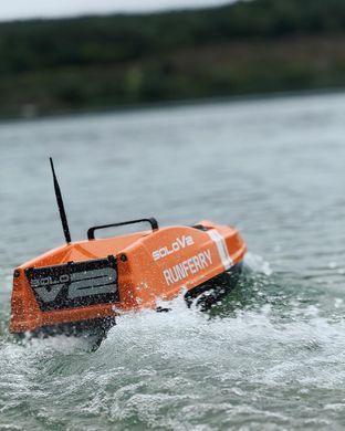 Карповый кораблик Runferry SOLO V2 GPS (9+1) Orange Автопилот + Глубиномер