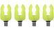 Набор флуоресцентных резиновых держателей удилищ Carp Zoom Rubbery Rod Rest, 4 шт.