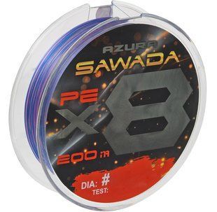 Шнур Azura '25 Sawada X8 Multicolor 200м #1 0.165мм (S8-10)