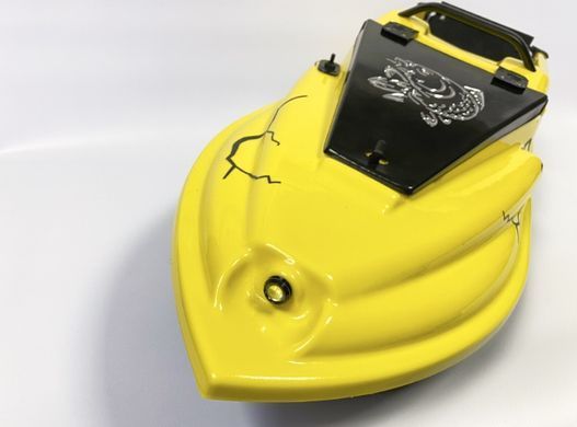 Кораблик для рыбалки Фурия Фюжн с GPS (Maxi Cortex) и Эхолотом Toslon TF300 Желтый
