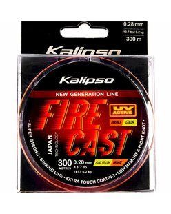 Волосінь Kalipso Fire Cast FYO 300m 0.28mm Double Color