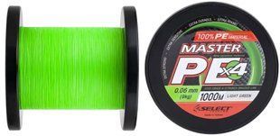 Шнур Select Master PE 1000m (салат.) 0.18mm 21kg
