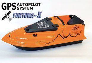 Кораблик для рыбалки Фурия Фюжн с GPS (Maxi Cortex) помаранчевий