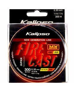 Волосінь Kalipso Fire Cast FYO 300m 0.30mm Double Color