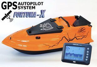 Кораблик для рыбалки Фурия Фюжн с GPS (Fortuna-X) та Toslon TF300