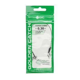 Повідець Golden Catch Titanium 20 див. D-0.40 мм, 15 кг (2 шт)