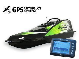 Кораблик для прикормки Фантом Модерн з ехолотом Toslon TF300 та GPS автопілотом (V3_6+1)