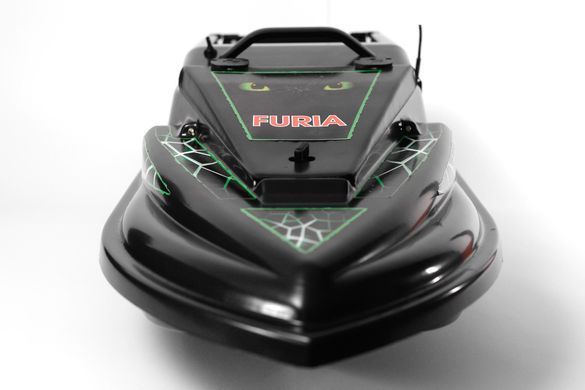 Кораблик для рыбалки Фурия Шторм с GPS (Maxi Cortex) Черный