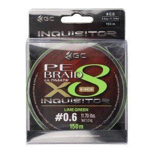 Шнур Golden Catch Inquisitor X8 LG 150м. PE1.0 (0.165 мм.)