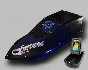 Кораблик Фортуна (45000 mAh) з ехолотом Toslon TF520 Чорний