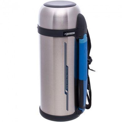 Термос Zojirushi SF-CС18XA 1.8 л (складная ручка+ремешок) ц:стальной