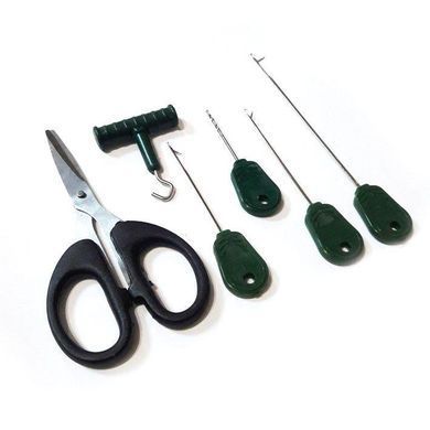 Набір CarpZoom Baiting Needle & Scissors Set, 6pcs