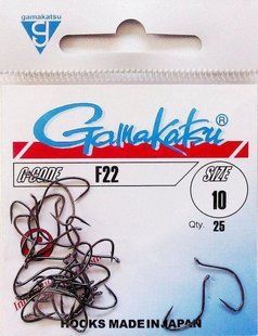 Гачок Gamakatsu F22 №10 25 шт.