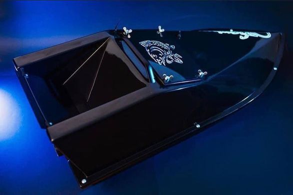GPS (Cortex 6+1), Эхолот Toslon TF520, Профессиональный кораблик Фортуна (45000 mAh) Черный
