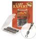 Быстрая застёжка с вертлюжком Carp Expert Quick Lock Swivels №8 (10 шт)