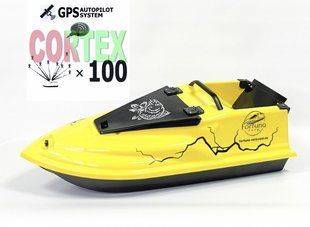 Прикормочний кораблик Фурія Фюжн з GPS Cortex 6+1 Жовтий