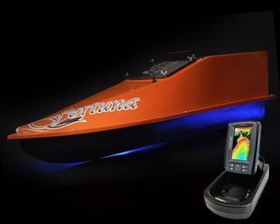Кораблик Фортуна (27000 mAh) з ехолотом Toslon TF520 Помаранчевий