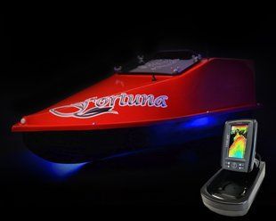 Кораблик Фортуна (27000 mAh) з ехолотом Toslon TF520 Червоний