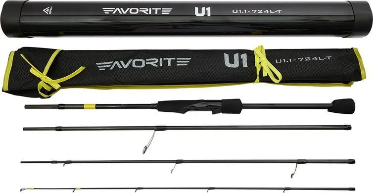 Спінінг Favorite U1 724L-T 2.18m 3-12g Fast (4 част.)