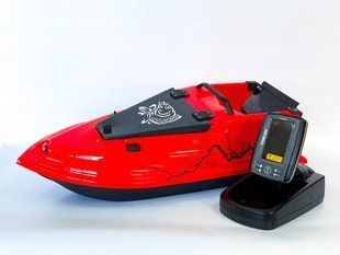 Кораблик для риболовлі Фурія Фуж з Ехолотом Toslon TF520 Червоний