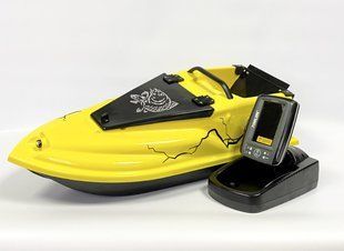 Кораблик для риболовлі Фурія Фюжн з Ехолотом Toslon TF520 Жовтий