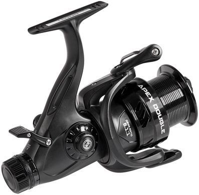 Катушка Brain Apex Double 6000 Screw Handle 6+1BB (с байтранером карповая, фидерная)