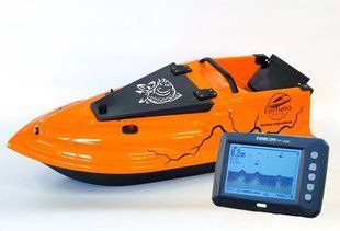 Ехолот Toslon TF300 Кораблик для риболовлі Фурія Фюжн Помаранчевий