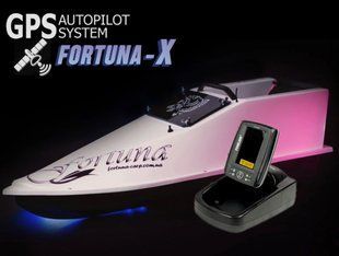 Кораблик Фортуна з GPS автопілотом Fortuna X та ехолотом Toslon520 на 27000mAh