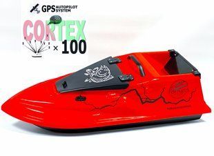 Кораблик для рыбалки Фурия Шторм с GPS Cortex 6+1 Красный