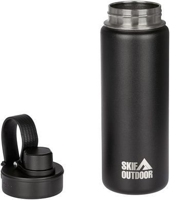 Термобутылка Skif Outdoor Sporty Plus 0.53l Black (термос, термочашка для спорта)
