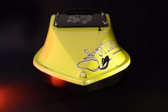 Кораблик для підгодовування Фортуна (27000 mAh) з ехолотом Toslon300 Жовтий