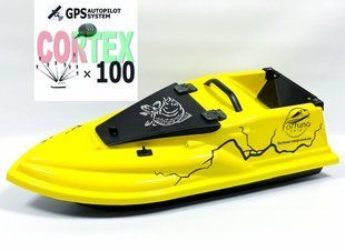 Кораблик для рыбалки Фурия Шторм с GPS Cortex 6+1 Желтый