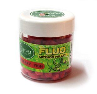 Soft Method Pellet Fluo FPM Baits 8 мм. 50 р. Strawberry-Fish (Полуниця-Риба)