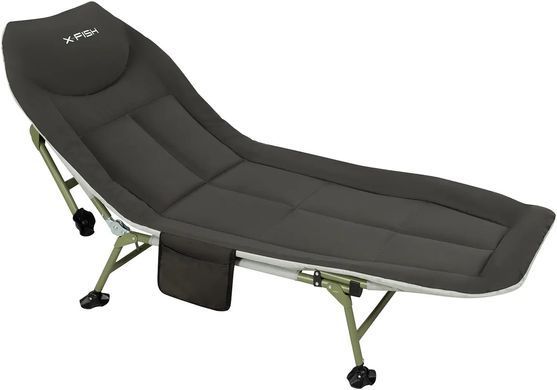 Розкладачка X-Fish Camp Bed+ 190х64х30cm Grey