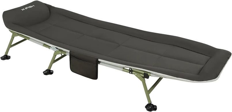 Розкладачка X-Fish Camp Bed+ 190х64х30cm Grey